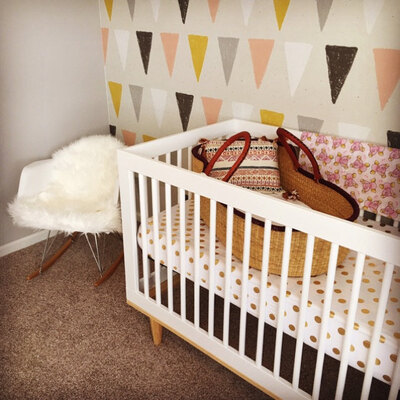 Fotobehang Kleurrijke wimpels