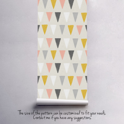 Fotobehang Kleurrijke wimpels