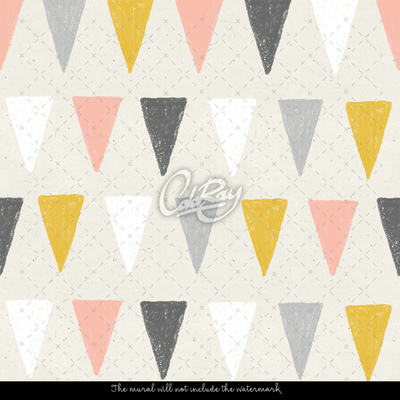 Fotobehang Kleurrijke wimpels