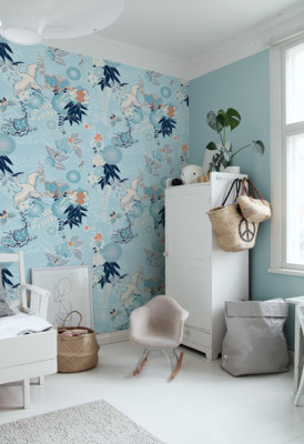 Fotobehang De legende van de kraanvogel