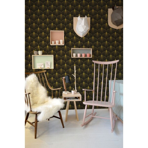 Fotobehang Gouden vormen