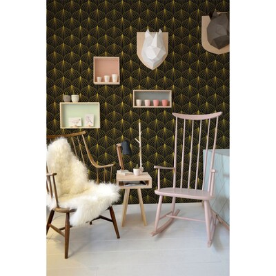 Fotobehang Gouden vormen