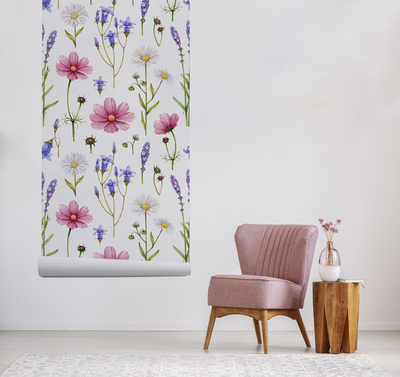 Fotobehang Een dag in de weide