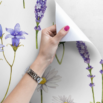 Fotobehang Een dag in de weide