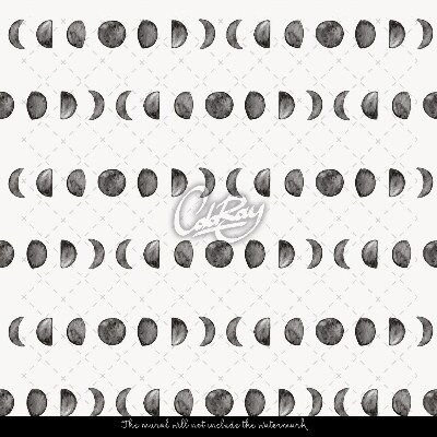 Fotobehang Magische maanfasen