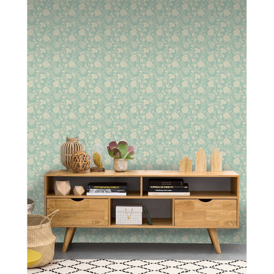 Fotobehang Vintage in de woonkamerinrichting