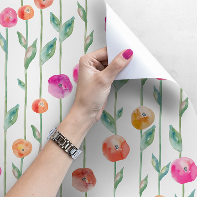 Fotobehang Lenteweide