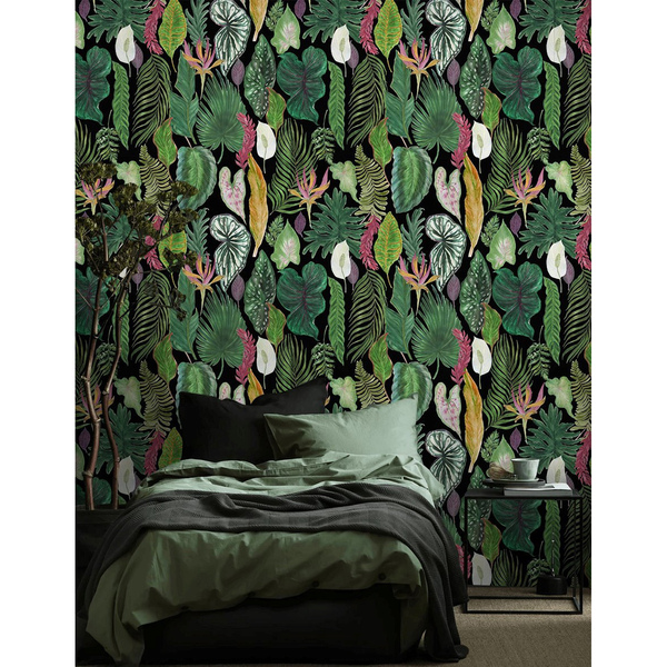 Fotobehang Tropische jungle 's nachts