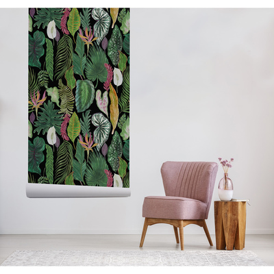 Fotobehang Tropische jungle 's nachts