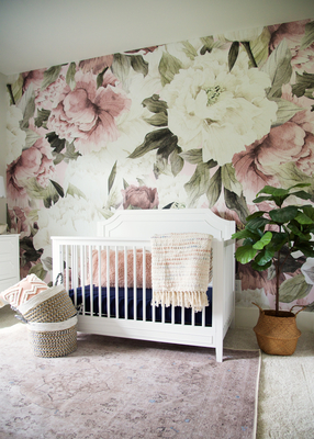 Fotobehang Bloeiende pioenrozen