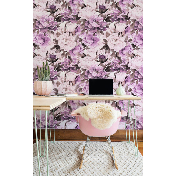 Fotobehang Geurige pioenrozen