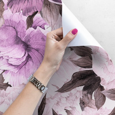 Fotobehang Geurige pioenrozen