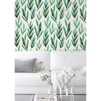 Fotobehang Lentebladeren