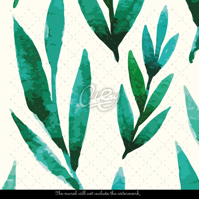 Fotobehang Lentebladeren