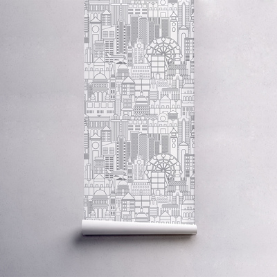 Fotobehang Het lawaai van de grote stad