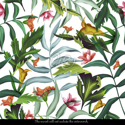 Fotobehang Positieve houding in de tropen