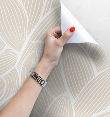 Fotobehang Lelietje-van-dalenbladeren