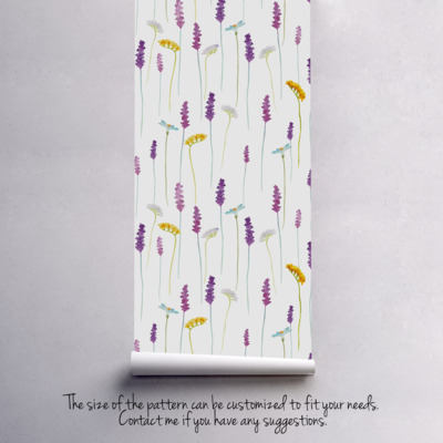 Fotobehang Veldaccenten