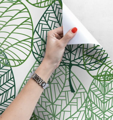 Fotobehang Opengewerkt bos