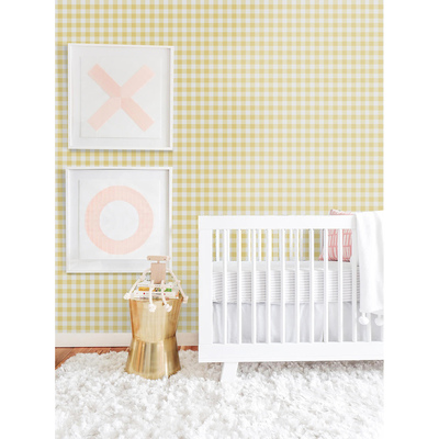 Fotobehang Gele lichtvierkanten