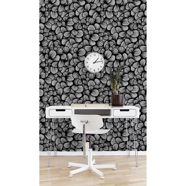 Fotobehang Waterbladeren