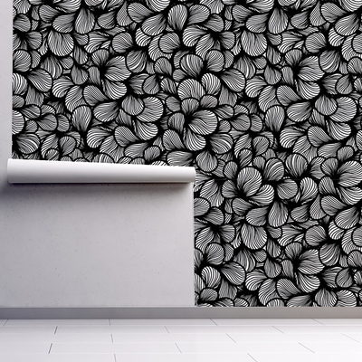 Fotobehang Waterbladeren