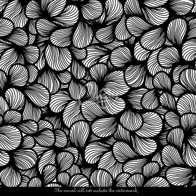 Fotobehang Waterbladeren