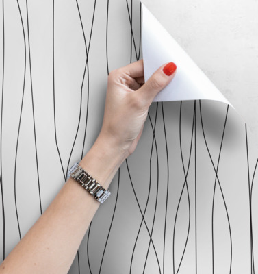 Fotobehang In de stromende regen