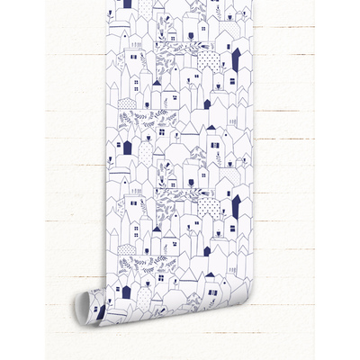 Fotobehang Klein stadje van dromen