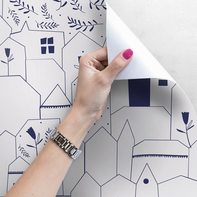 Fotobehang Klein stadje van dromen