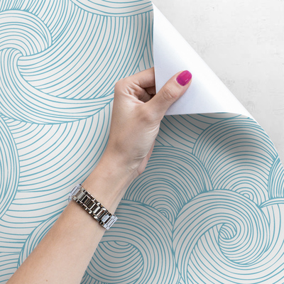 Fotobehang De opkomende golven van de Japanse Zee