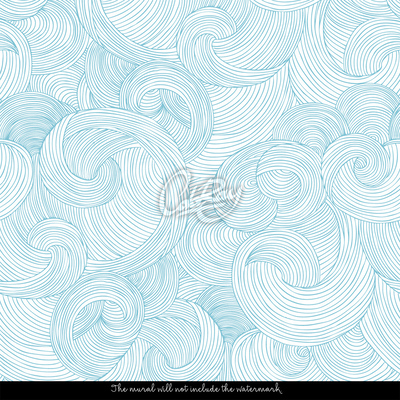 Fotobehang De opkomende golven van de Japanse Zee