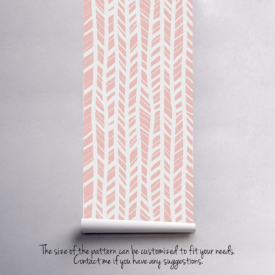 Fotobehang Roze restjes