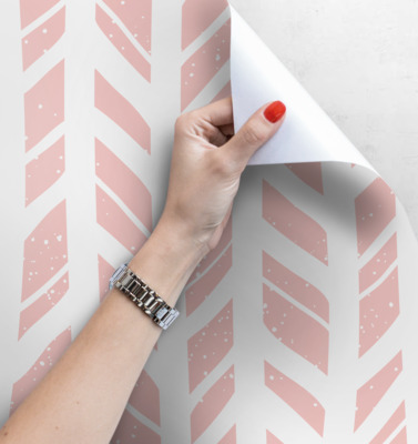 Fotobehang Roze restjes