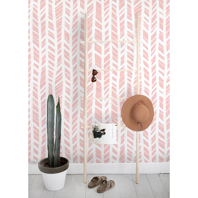 Fotobehang Roze veren