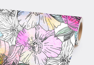 Fotobehang Iriserende klaprozen