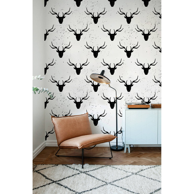 Fotobehang Zwart hert