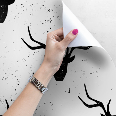 Fotobehang Zwart hert