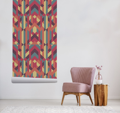 Fotobehang Kleurrijk cool