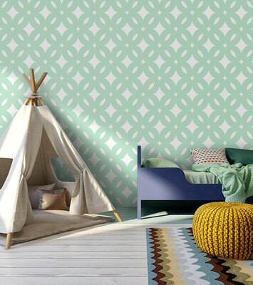 Fotobehang Celadon Ornament