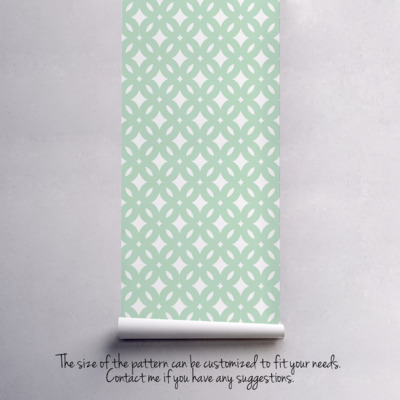 Fotobehang Celadon Ornament