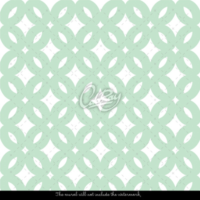 Fotobehang Celadon Ornament