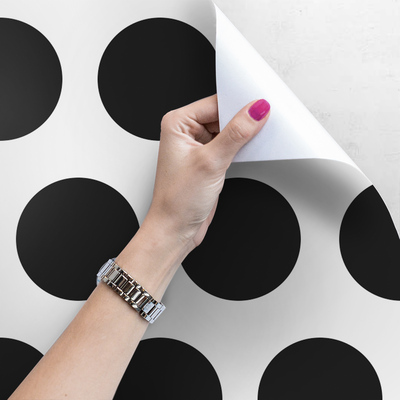 Fotobehang Zwarte cirkels