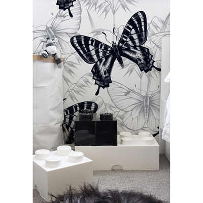 Fotobehang Elegante zwarte vlinders