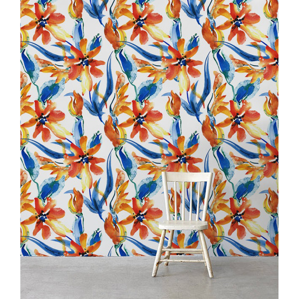 Fotobehang Zonnige bloemengloed