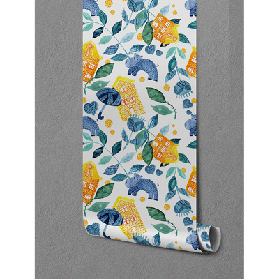 Fotobehang Nijlpaard op vakantie