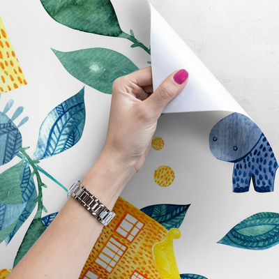 Fotobehang Nijlpaard op vakantie