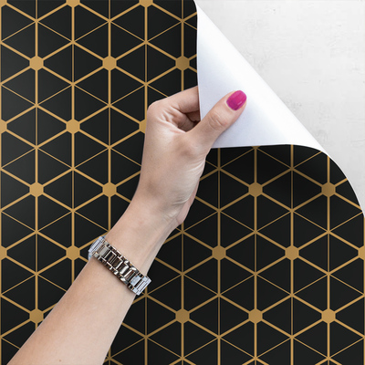 Fotobehang We hebben een goede band met geometrie