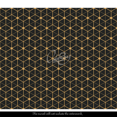 Fotobehang We hebben een goede band met geometrie