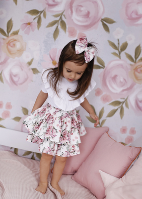 Fotobehang Geschilderde rozen